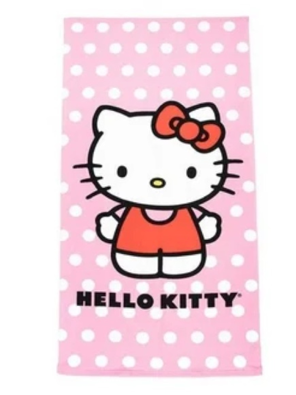 NWT Hello Kitty Beach Towel 27x54 Hello Kitty